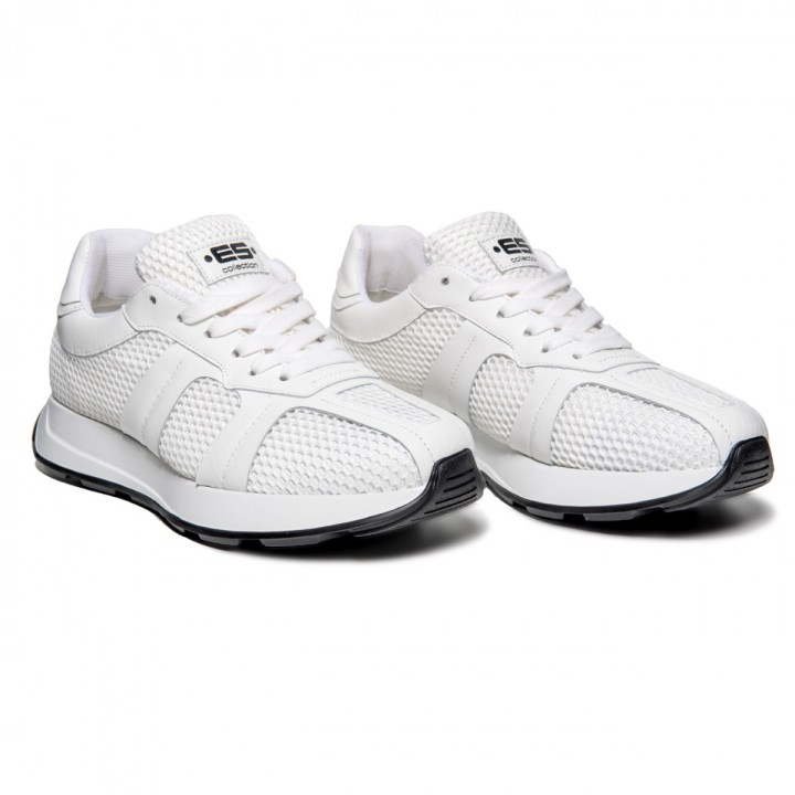 ES Collection White Mesh Sneakers SNL32