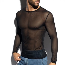 ES Collection Netz-Langarm-T-Shirt TS360