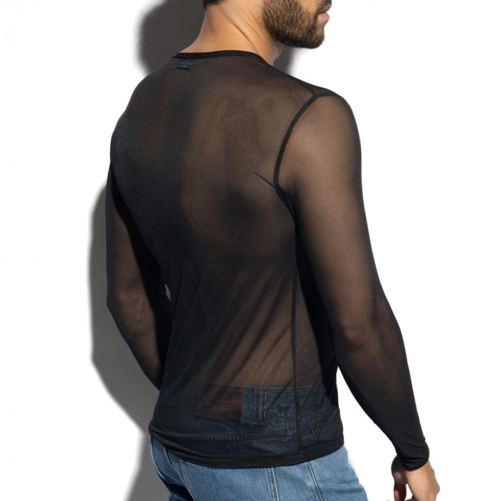 ES Collection Tricou Cu Mânecă Lungă Net TS360
