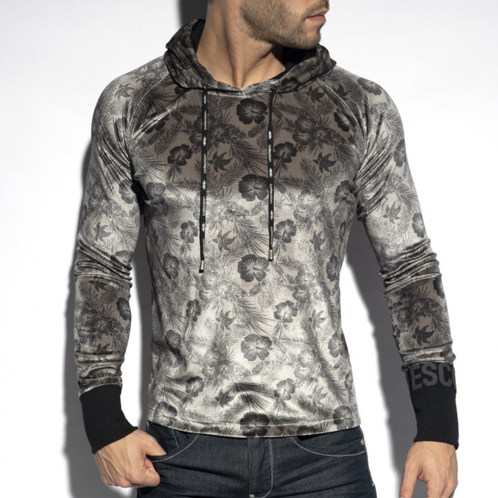 ES Collection Hanorac Floral Din Catifea SP262
