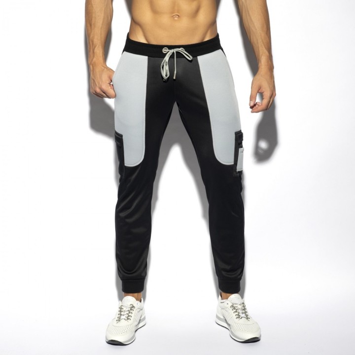 ES Collection Sportovní Kalhoty S Pěnovými Nášivkami SP269