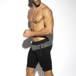 ES Collection Rustic Black Sport-Knieshorts SP274