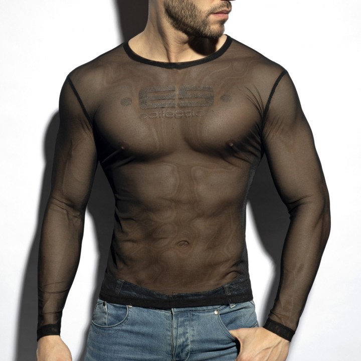 ES Collection Tricou Cu Mânecă Lungă Net TS303