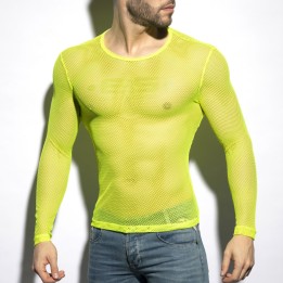 ES Collection T-Shirt Z Siateczki Z Długim Rękawem TS304