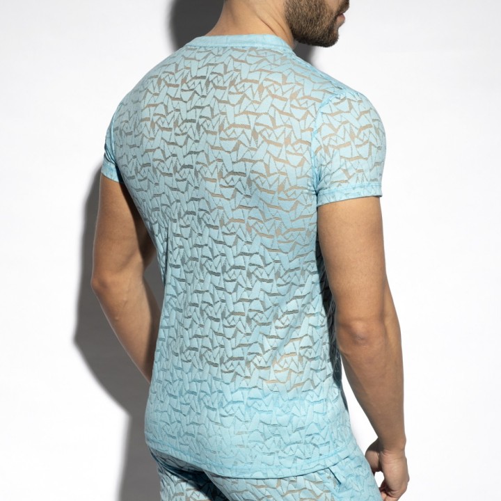 ES Collection Spider Polo S Výstřihem Do V TS320