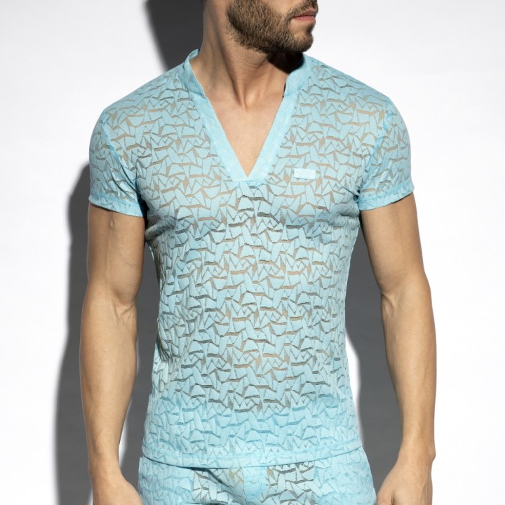 ES Collection Spider Polo S Výstřihem Do V TS320