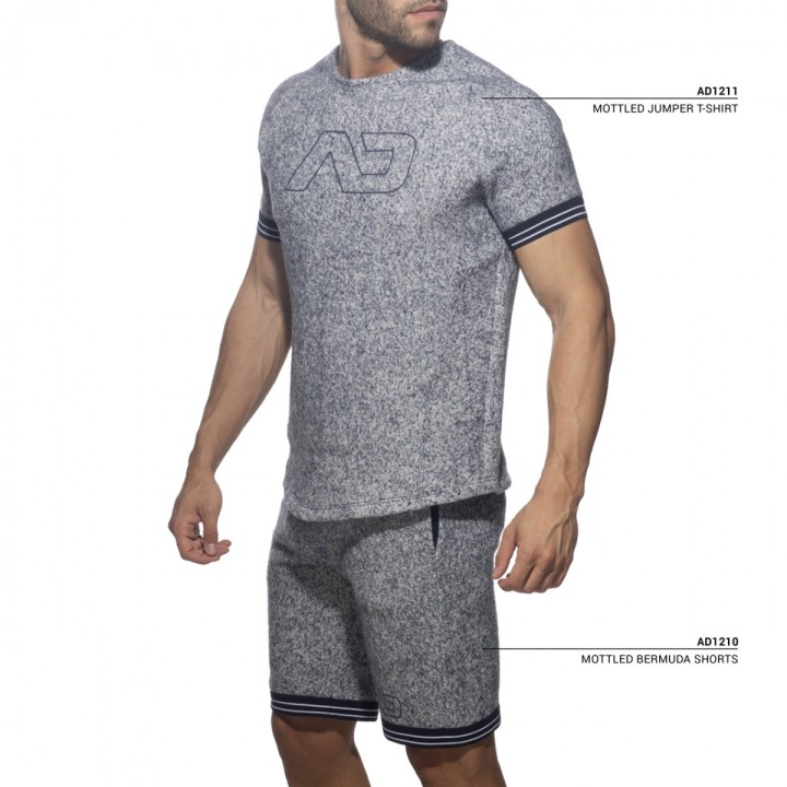 Addicted Mottled Bermuda Short AD1210