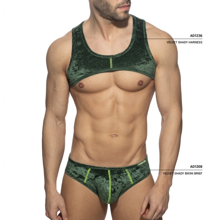 Addicted Samt Shady Harness AD1236