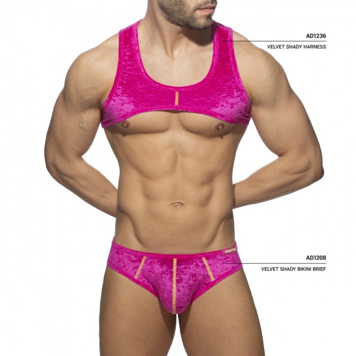 Addicted Samt Shady Harness AD1236