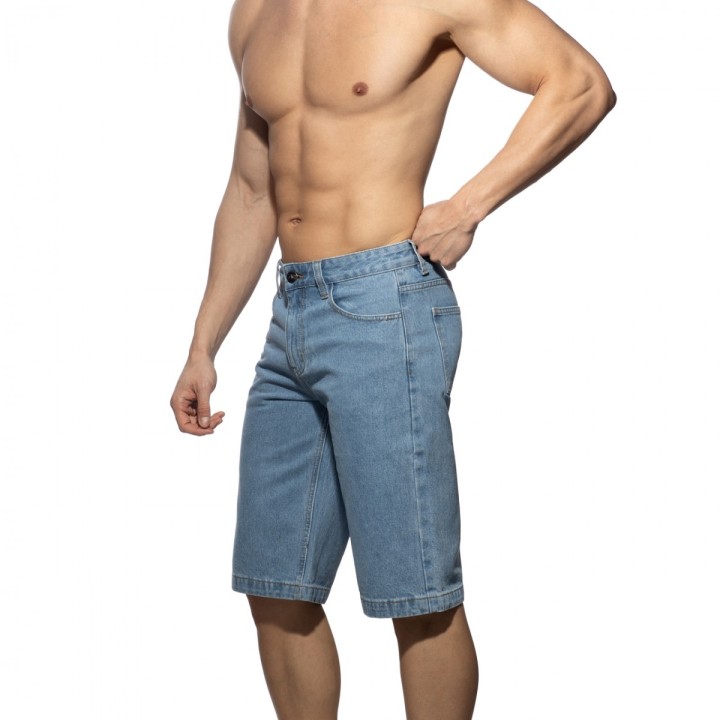 Addicted Denim-Bermuda Baggy Fit AD1397