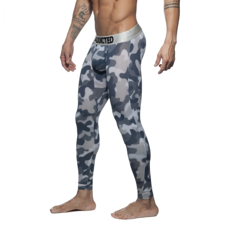 Addicted Kalesony Camo Long John AD694