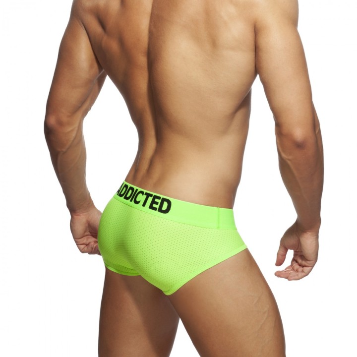 Addicted Ring Up Neon Hálós Slip AD951