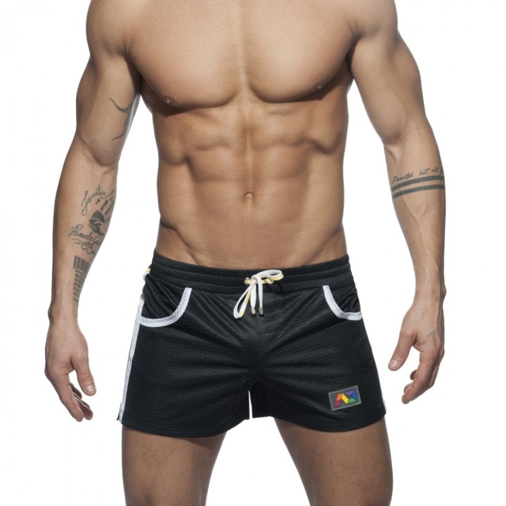 Addicted Mesh Rainbow Short ADS178