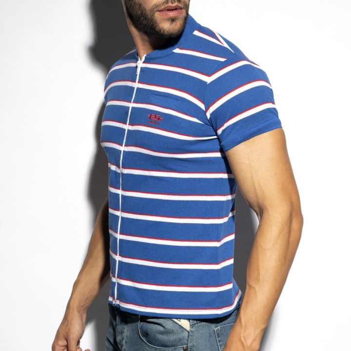 ES Collection Tricou Polo Cu Dungi POLO34
