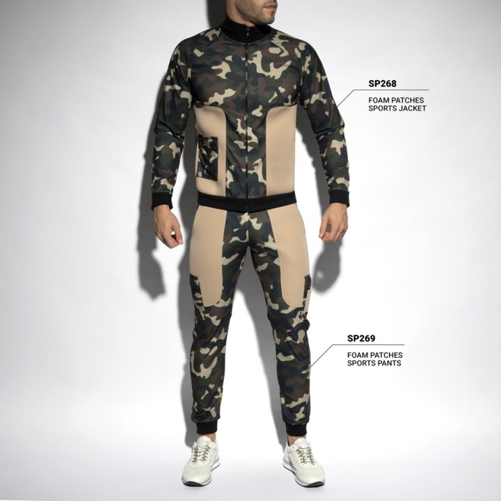 ES Collection Geacă Sport Cu Petice Foam SP268