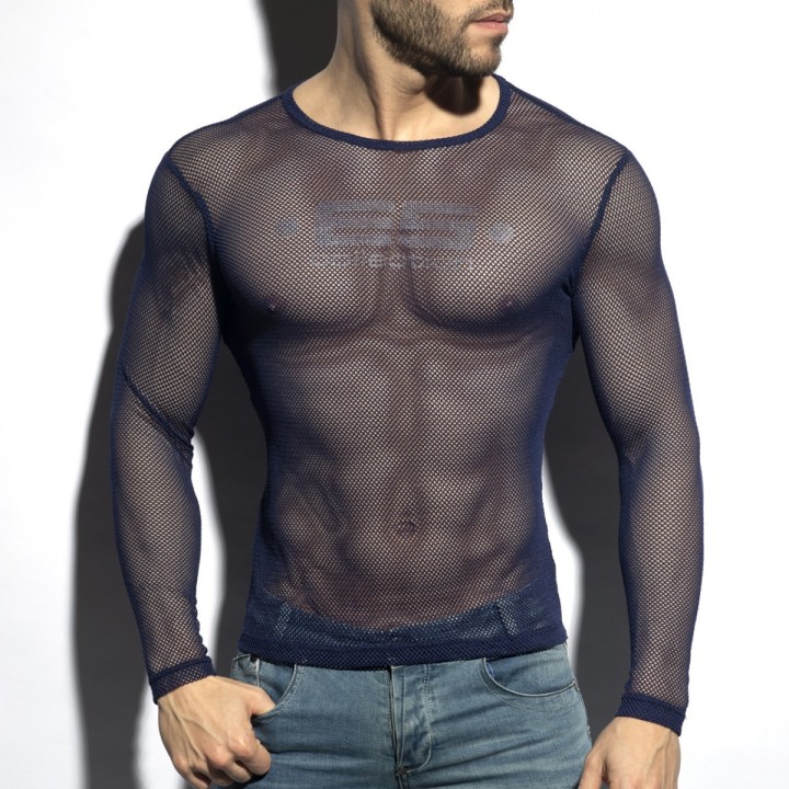 ES Collection Tricou Cu Mânecă Lungă Din Mesh TS304
