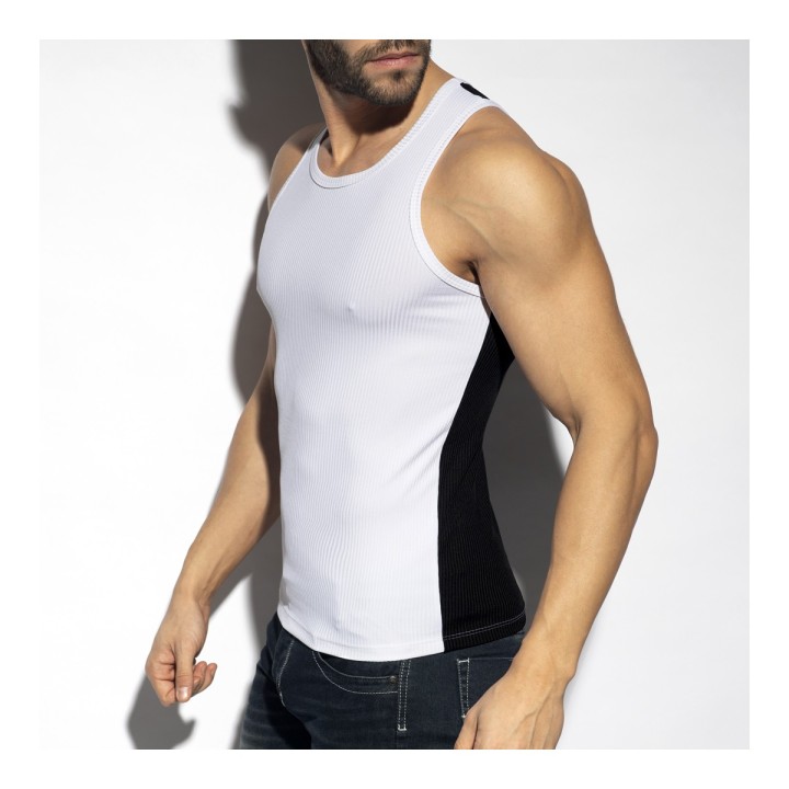 ES Collection Recycled Rib Bicolor Tank Top TS323