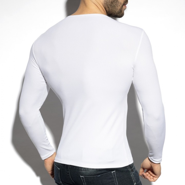 ES Collection Tricou Cu Mânecă Lungă Din Rib Reciclat TS325