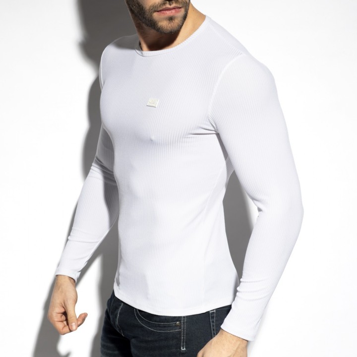 ES Collection Tricou Cu Mânecă Lungă Din Rib Reciclat TS325