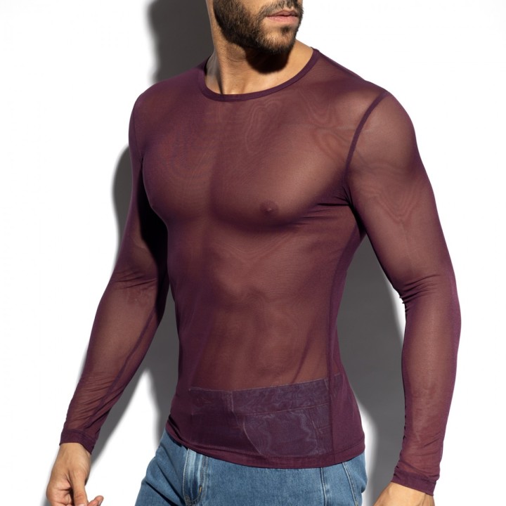 ES Collection Tricou Cu Mânecă Lungă Net TS360