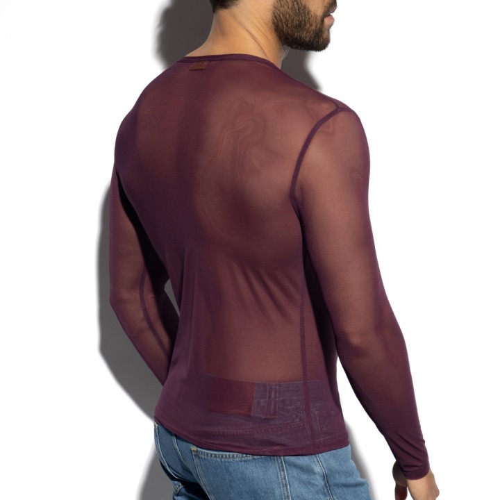 ES Collection Netz-Langarm-T-Shirt TS360