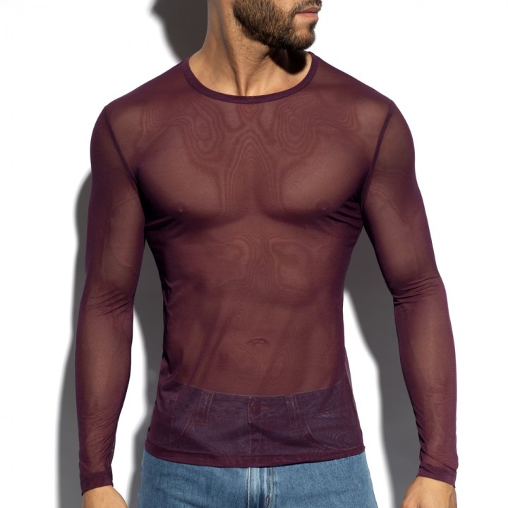 ES Collection Tricou Cu Mânecă Lungă Net TS360