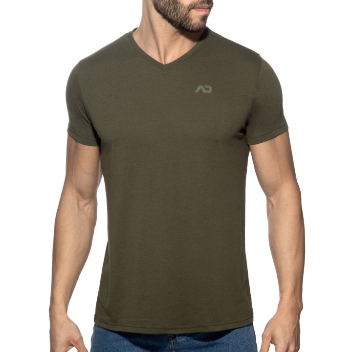 Addicted Tricou basic cu gât în V AD423