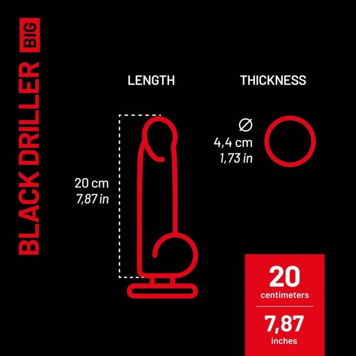 Huge Black Driller Addicted AC173