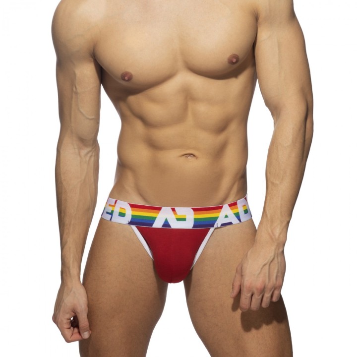 Addicted 6-Pak Tęczowy Jockstrap AD1144