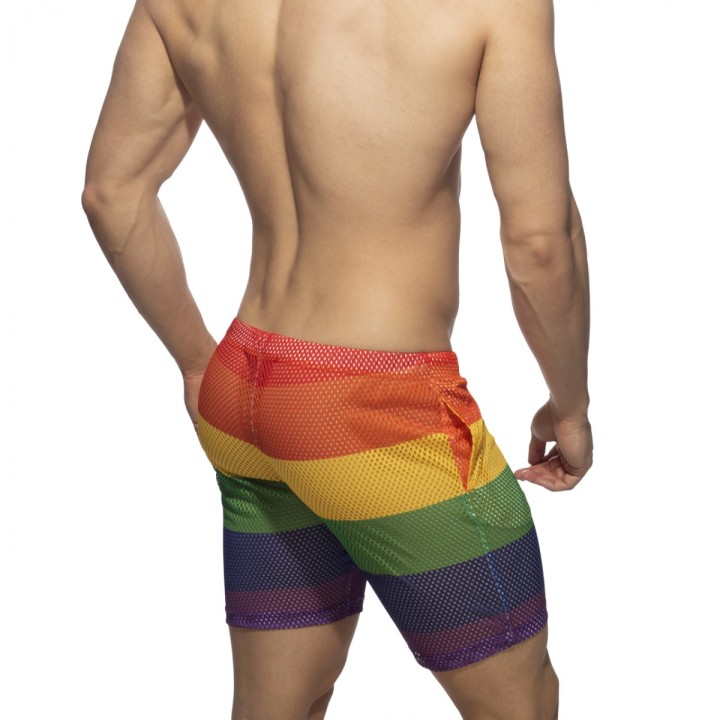 Addicted Mesh Rainbow bermude AD1168