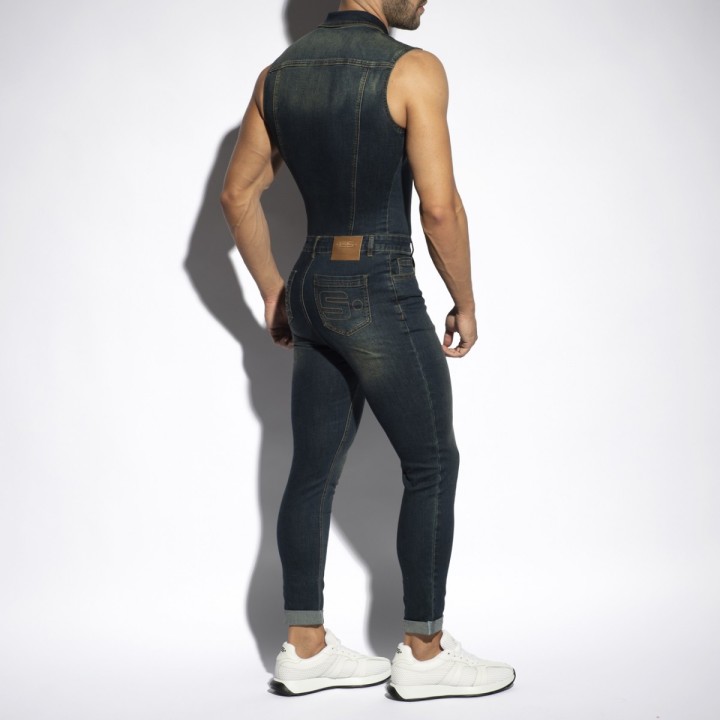 ES Collection Urban Denim kalhotový overal ESJ066