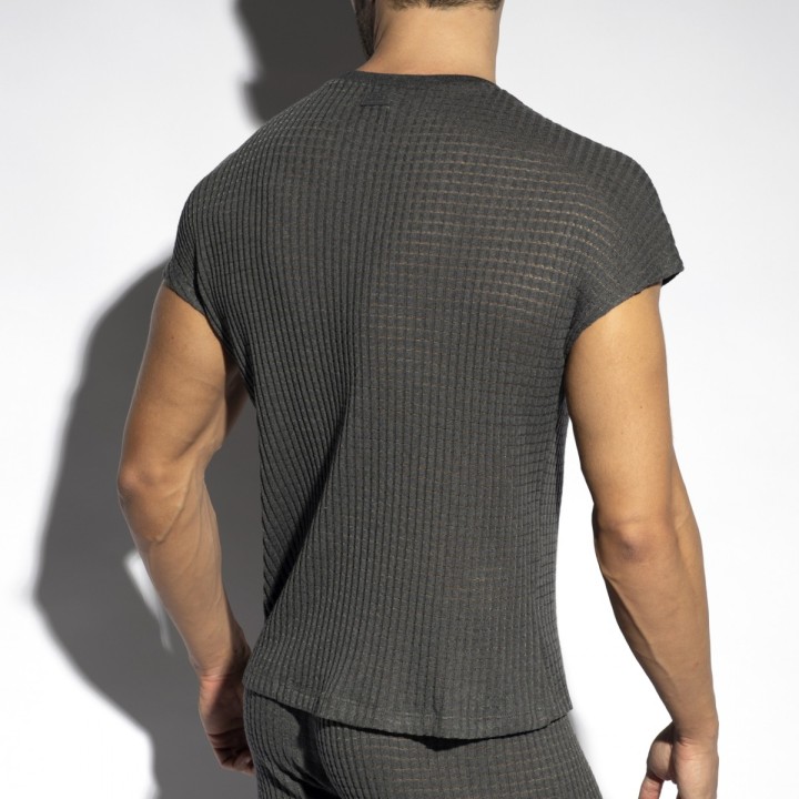 ES Collection свободна тениска без ръкави Checkmate TS341