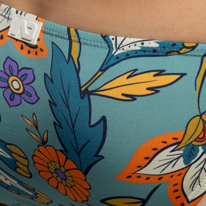 Addicted Garden Plavkové Mini Bikini Brief ADS405