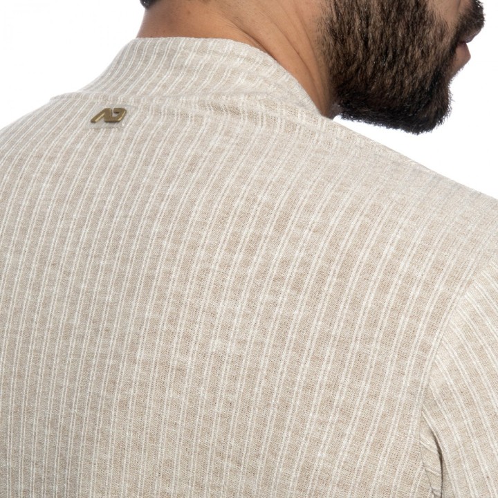 Addicted Jeans Rib Knit Poloshirt AD1472