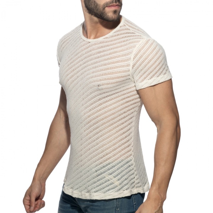 Addicted Barewave Síťované Tričko AD1469