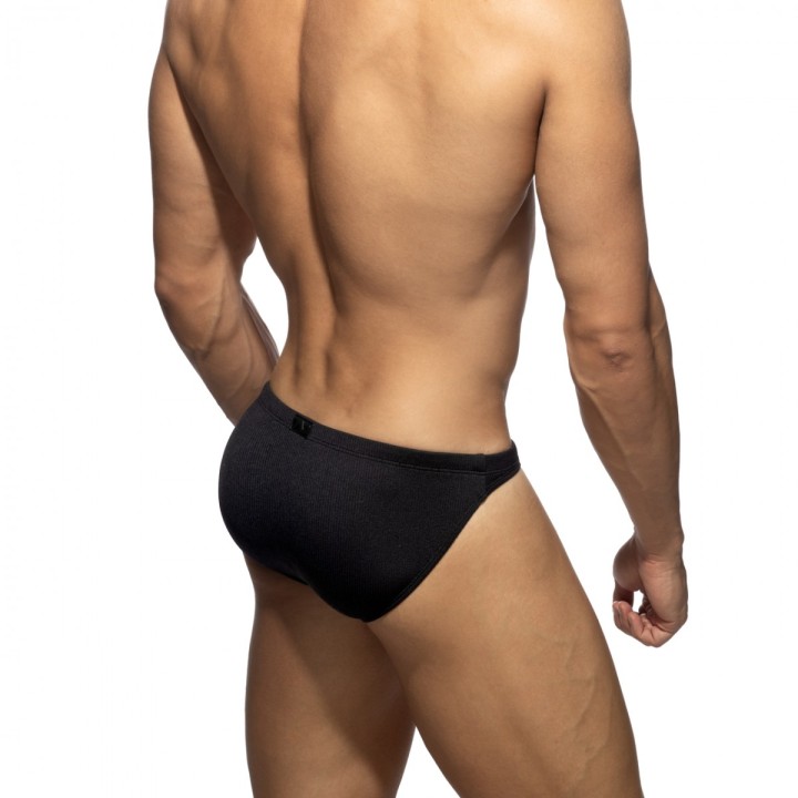Addicted Basic Rib Bade-Bikini-Slip ADS385