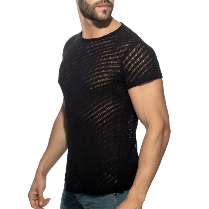 Addicted Barewave Síťované Tričko AD1469