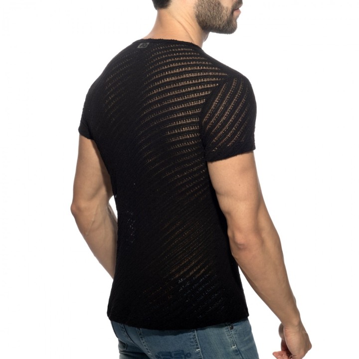 Addicted Barewave Síťované Tričko AD1469