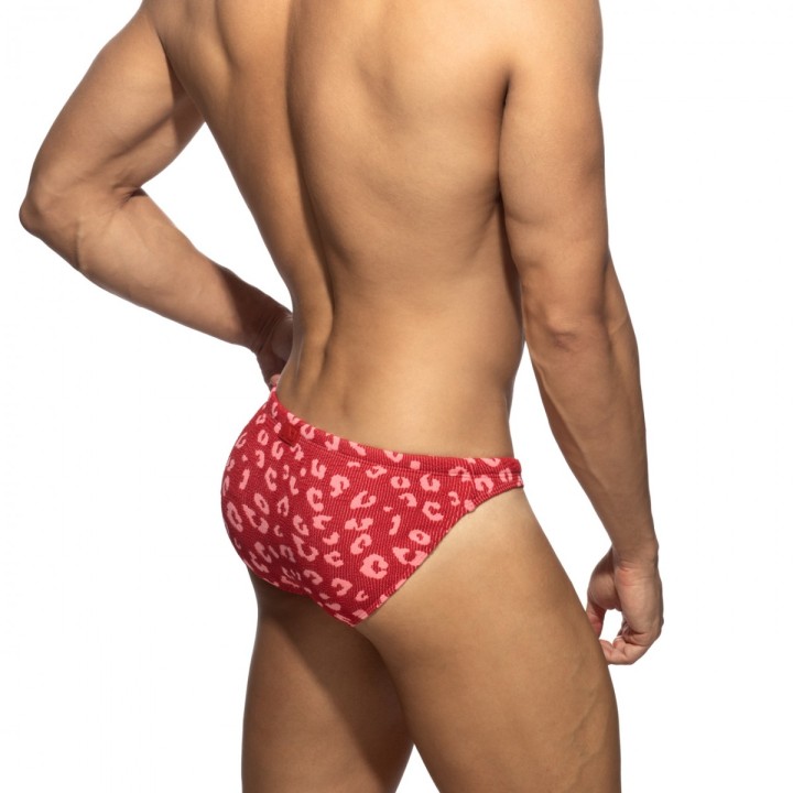 Addicted Fantasy Leopard Swim Bikini Brief ADS414