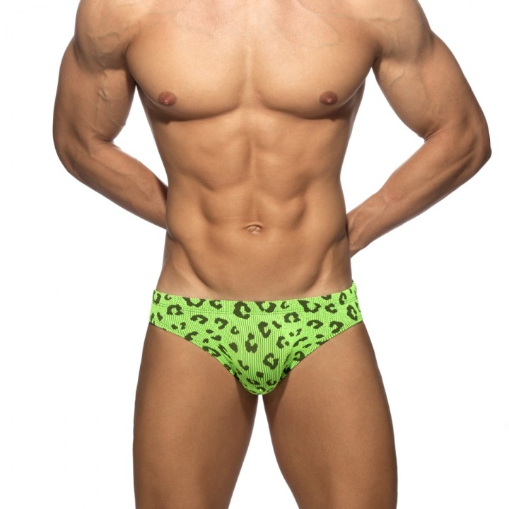 Addicted Fantasy Leopard Swim Brief ADS415