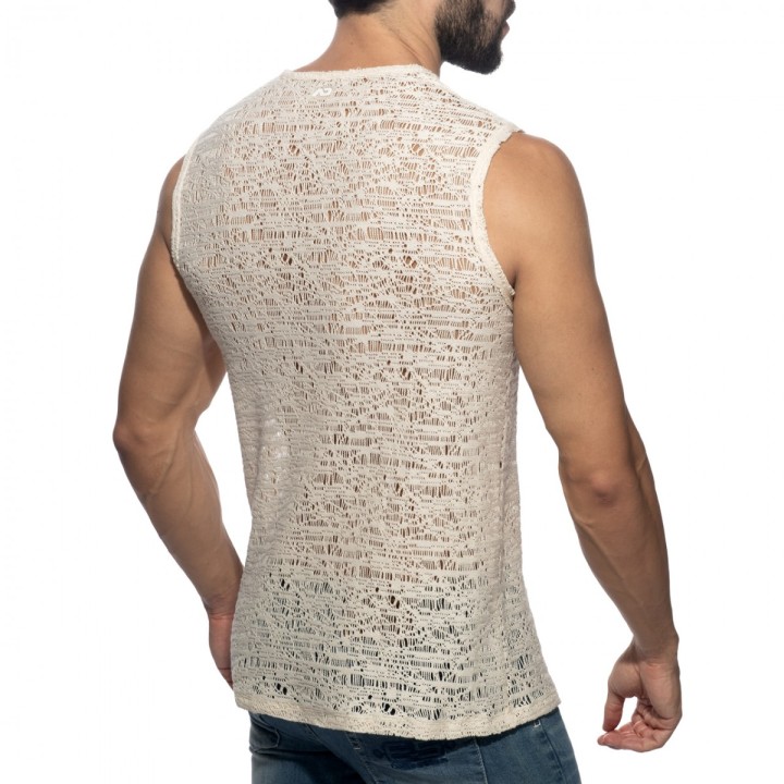 Addicted Szeroki Tank Top Spider Net AD1491