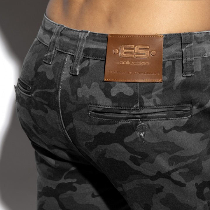 Maskáčové Cargo Šortky ES Collection ESJ079