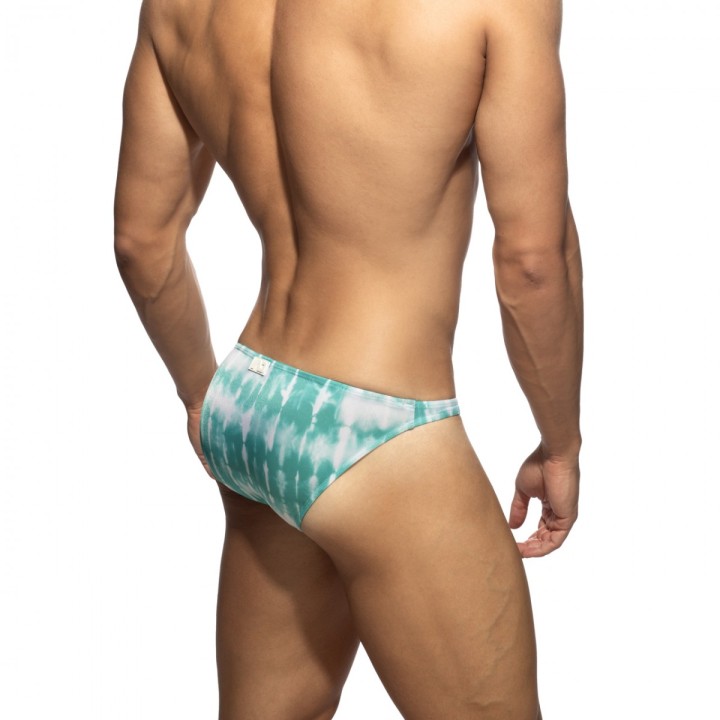 Addicted Abstract Acqua Bade-Mini-Bikini-Slip ADS393