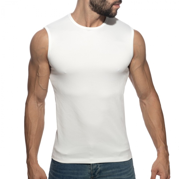 Addicted B & W Rib Top AD1516