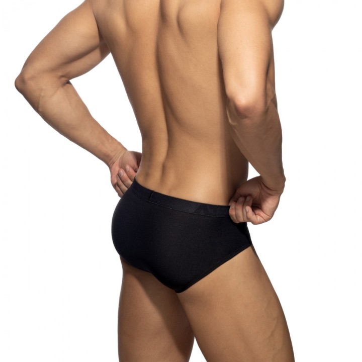 Addicted Black Second Skin Brief AD1508