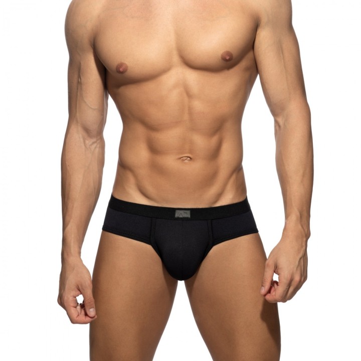Addicted Black Pique Basic Brief AD1510
