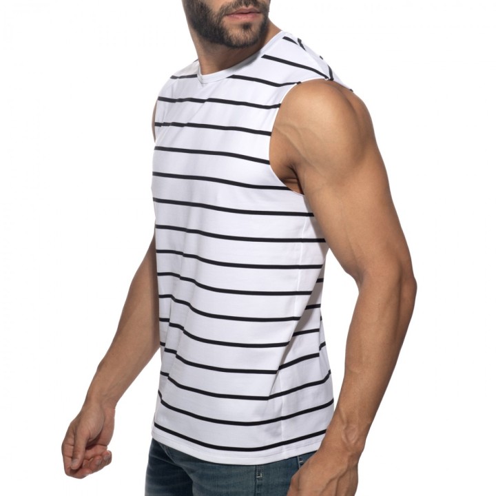 Addicted Wavy Stripes Široké Tílko AD1529