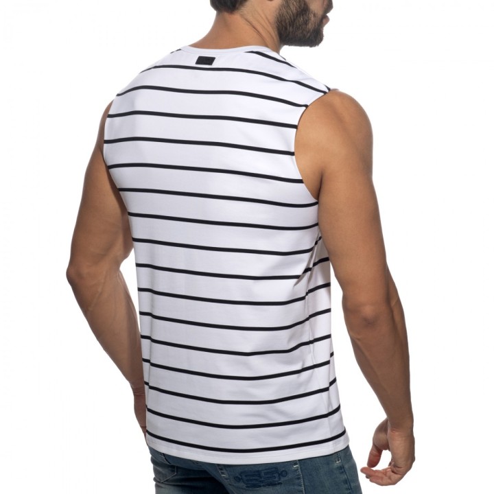 Addicted Wavy Stripes Széles Pántos Atlétatrikó AD1529