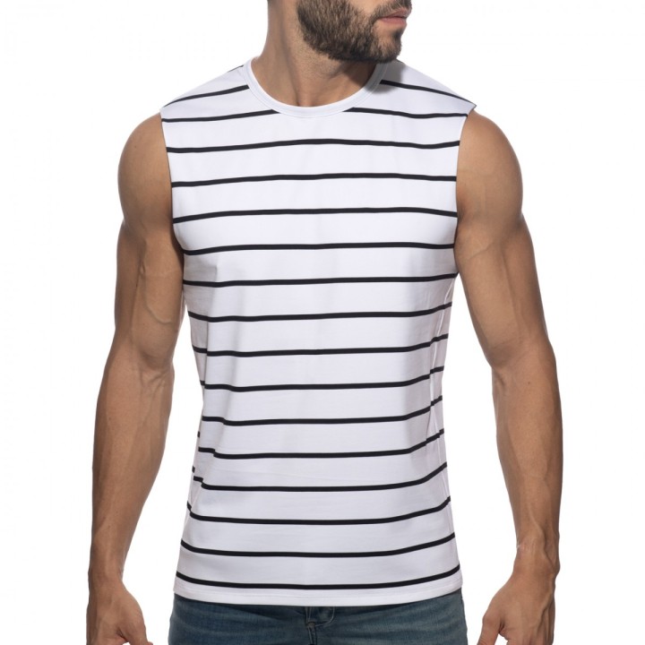 Addicted Wavy Stripes Széles Pántos Atlétatrikó AD1529