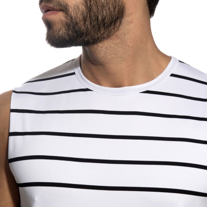 Addicted Maiou cu Bretele Late Wavy Stripes AD1529